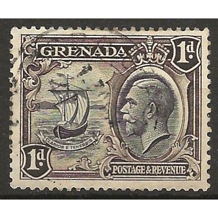 Grenada 1934 SG136 1d Black & Sepia Fine Used . .