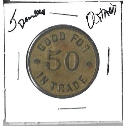 J. Berbecker General Merchant Neustadt, Ontario 50 Cent XF