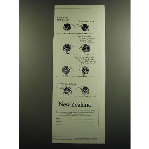 1986 New Zealand Tourism Ad - What do you think appeals most