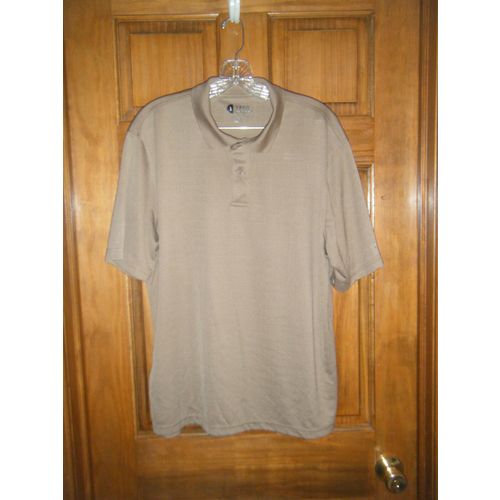 IZOD XFG (X-Treme Function Golf) Cool FX Tan Golf Shirt - Size L