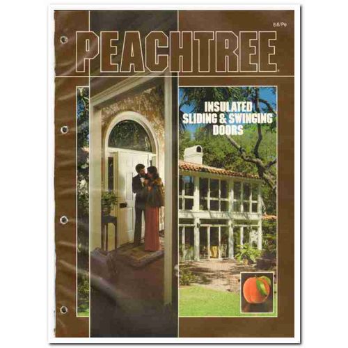 PEACHTREE DOORS INC 1982 Insulated sliding doors vintage catalog