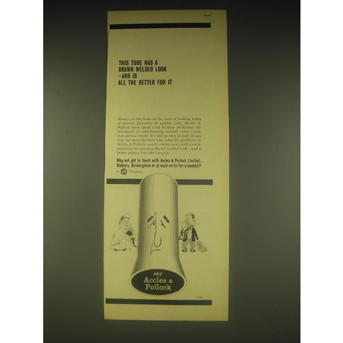 1962 Accles & Pollock Ad - This tube has a drawn welded look