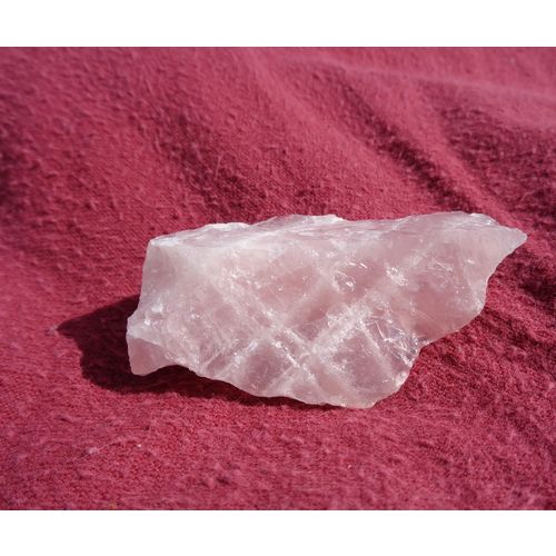 F Rose Quartz Raw Crystal Gemstone Metaphysical Energy Work Meditation