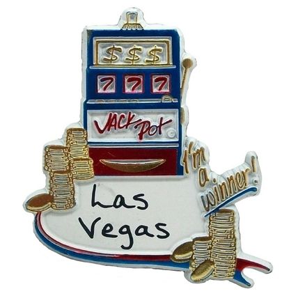 Las Vegas Nevada I'm a Winner Slot Machine Fridge Magnet