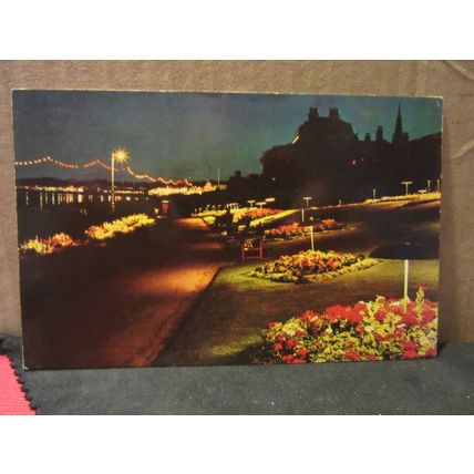 THE ILLUMINATIONS, WEYMOUTH, DORSET. used vintage postcard 1969 pm =
