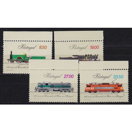 PORTUGAL [1981] MiNr 1540-43 ( **/mnh ) Eisenbahn