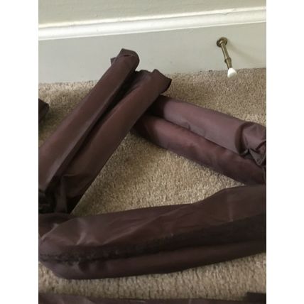 3 Pc Brown Door Draft & Air \ Guard Stopper Winter Fall