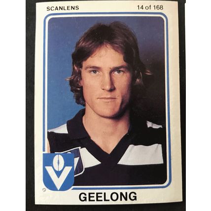 6 x 1979 Football Cards Geelong