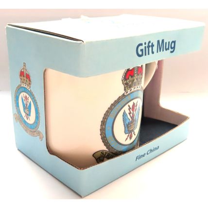 RAF Strike Hard Strike Sure Emblem Ceramic Mug 9.5 CM - 0028M