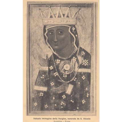 Vetusta Immagine Della Vergine Venerata Da S Alessio Postcard