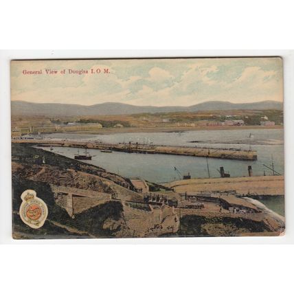 General View of Douglas Isle of Man Postcard Milton Glazette