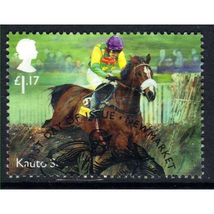GB 2017 QE2 £1.17 Racehorse Legends Kauto Star SG 3943 Ex Fdc ( H1235 )