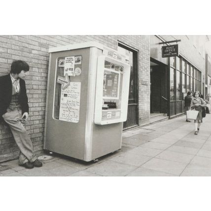Lottery Kiosk Davey Place Post Office Norwich Norfolk in 1970s Postcard