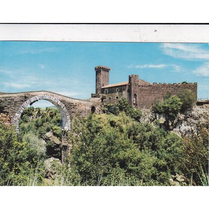 Ponte Etrusco Dell 'Abbadia Italy Postcard unused VGC