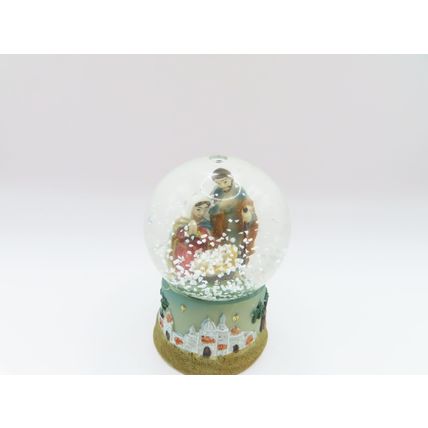 Miniature Nativity Snow Globe Glass 6 CM Gift Christmas Holiday Decoration