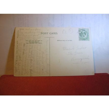 NEWPORT BRIDGE, NEWPORT, MONMOUTHSHIRE, WALES used antique postcard. 1909 pm =