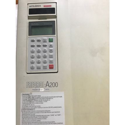 FR A240E 15K TF Mitsubishi Freqrol-A200 460V, 25 HP Inverter AC Drive FRA240E,AJ