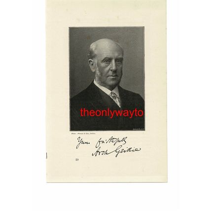 Archibald Geikie, Scottish Geologist & Writer, Book Illustration (Print), 1895