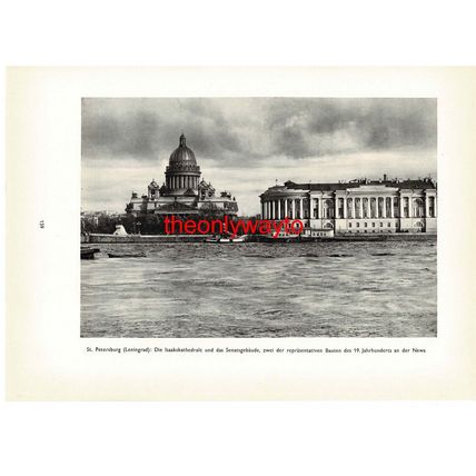 St Isaacs Cathedral, St Petersburg (Leningrad), Russia, Photo Illustration 1935