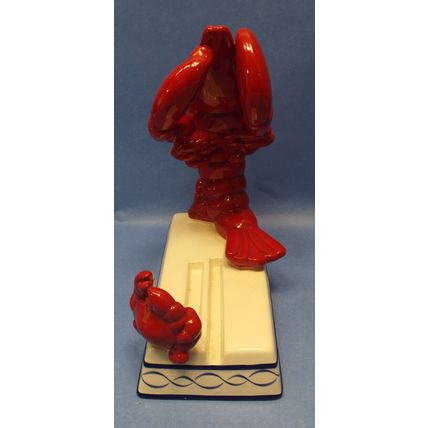 Super Rare Vintage Ceramic LOBSTER Crab Statue Dish Pottery Japan Figurine