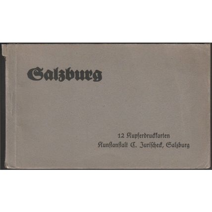Salzburg, 1925 - 12 Kupferdruckkarten Jurischek - Album