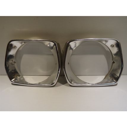 1975 76 Plymouth Duster Headlight Bezels OEM Valiant Scamp A body