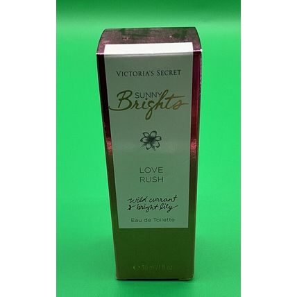 Victorias Secret Sunny Brights LOVE RUSH Eau De Toilette Perfume Spray 1 oz New!