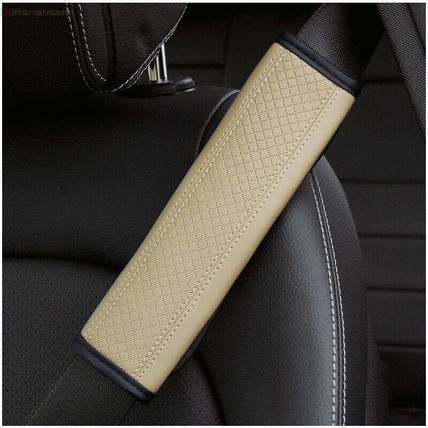 Safety Shoulder Strap Cover Universal UK 2pcs Leather Car Seat Belt Cover Pad