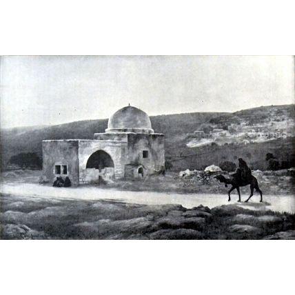 RACHEL’S TOMB NEAR BETHLEHEM 1893 Herbert Gustave Schmalz PRINT