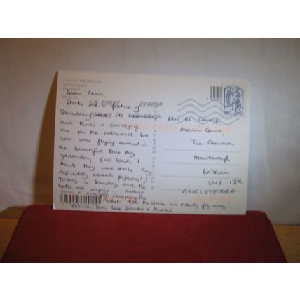 STORKS, ALSACE, STRASBOURG, FRANCE used postcard 2014 pm =