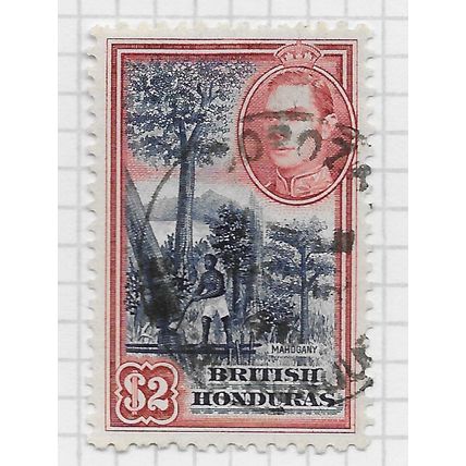 BRITISH HONDURAS 1938 KG6 PICTORIAL DEFINITVES SET COMPLETE USED 12 STAMPS SG161
