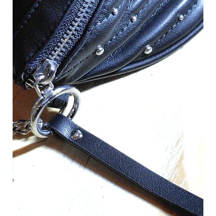 Circus by Sam Edleman Crossbody Fanny Pac Black w/Charms Studs Adjustable Strap