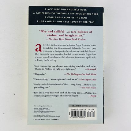 Prague: A Novel Paperback by Arthur Phillips Book