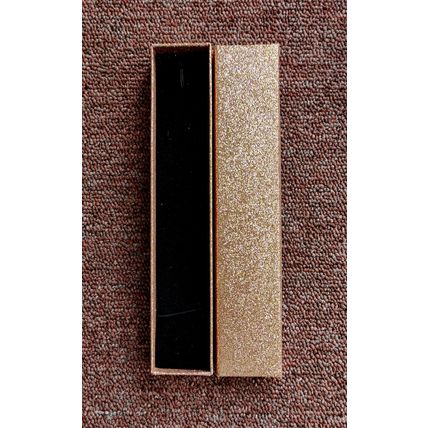 Rose Gold glitter bracelet gift boxes box approx 21 cm x 4 cm x 1.8 cm