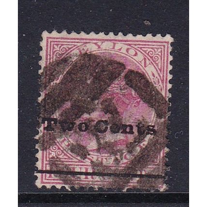 CEYLON 1888-90 SURCHARGE 2c ON 4c USED SG208