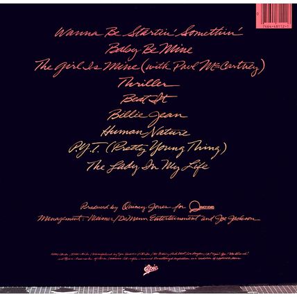 1982’s MICHAEL JACKSON "THRILLER" misprinted gatefold record album