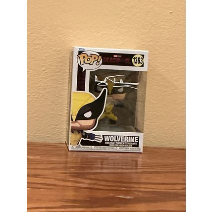Funko Pop! Marvel: Wolverine #1363 Facsimile Laser Autographed (Box & Protector)