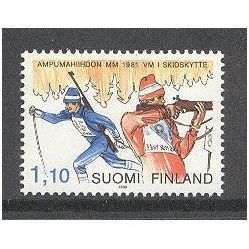 Biathlon World Championship,Lahti stamp.Unmounted Mint.