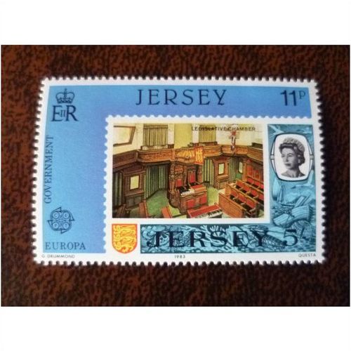 Jersey 1983 Europa 11p Legislative Chamber Definitive mint stamp SG310 CEPT