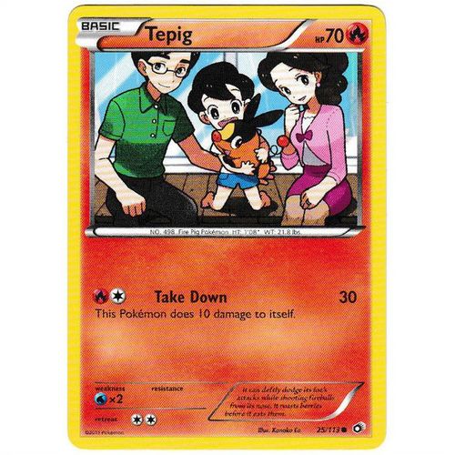 Pokemon B&W Legendary Treasures - #25/113 - Tepig