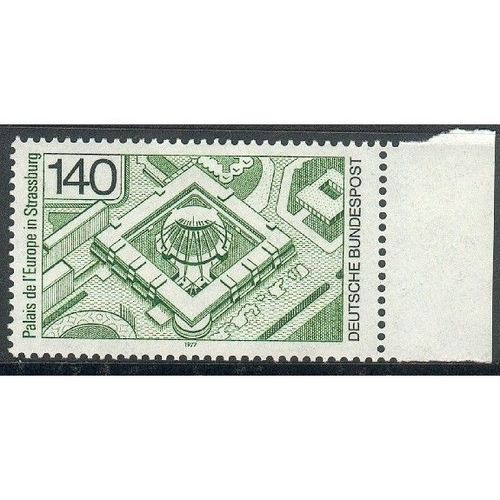 Germany 1977 - SG1813 - Inaugeration of Palais de L'Europe, Strasbourg (unused)