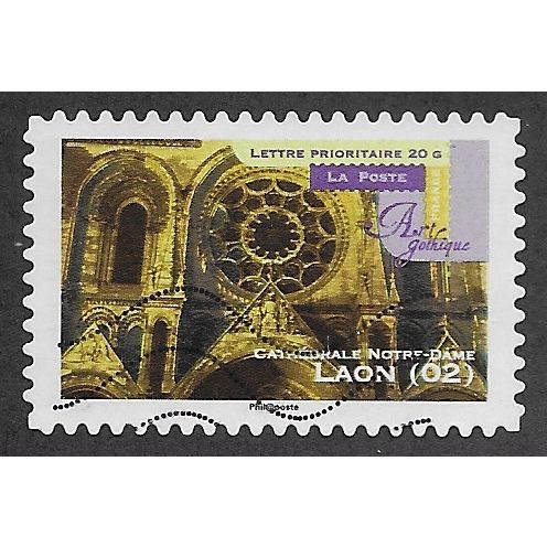 FRA 2011 (58c) 'GOTHIC ART - LAON 02' FINE USED (EBID56-526)