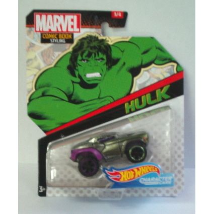 HOT WHEELS ' MARVEL Comic Book Styling ' HULK ' character car
