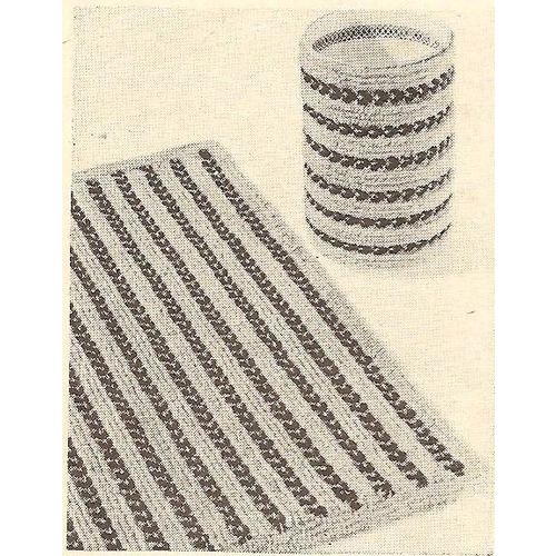 Crochet Rug Pattern Rug & Basket Cover