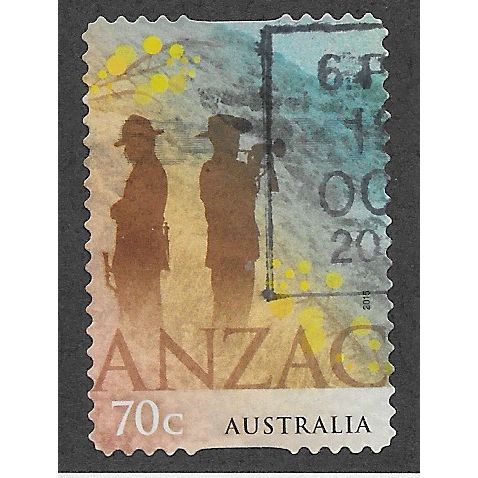 AUS 2015 70c (S/A) 'ANZAC' FINE USED (EBID64-211)