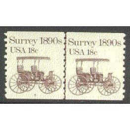 1907 18c Surrey Fine MNH Dry Gum CNP Left 5 V0463
