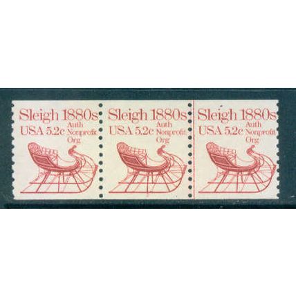 1900 5.2c Sleigh Fine MNH Dry Gum PNC 2/3 W0549
