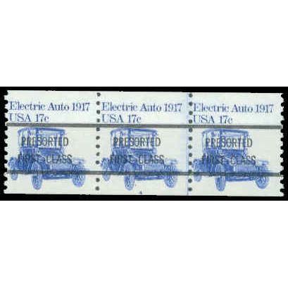 1906a 17c Electric Auto Just Clears MNH Dry Gum PNC 4A/3 G0540