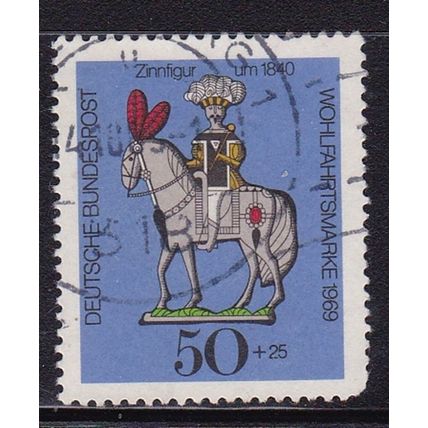 GERMANY 1969 HUMANITARIAN RELIEF FUND 50pf USED SG1509