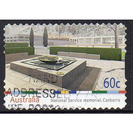 Australia 2010 National Service Memorial, Canberra 60c s/a Used